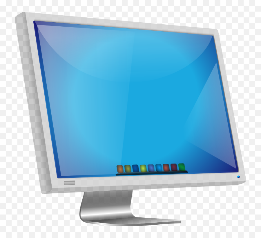 Computer Monitor Clip Art - Monitor Cliparts Png Download Monitor Computer Clip Art Emoji,Computer Screen Png