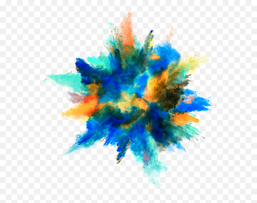 Explosion Colorpowder Dust Colorsplash - Color Powder Explosion Png Emoji,Dust Effect Png