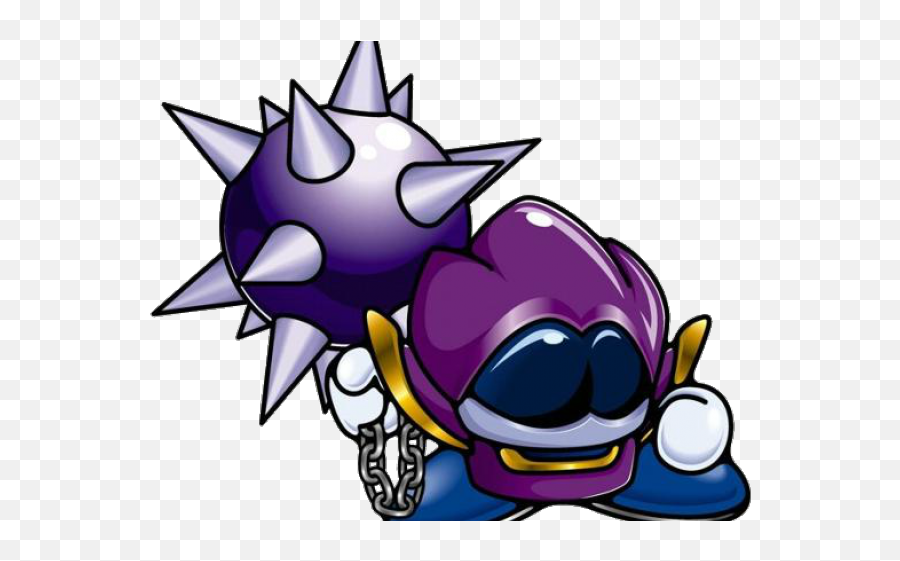 Kirby Meta Knights Clipart - Mace Knight Emoji,Meta Knight Png