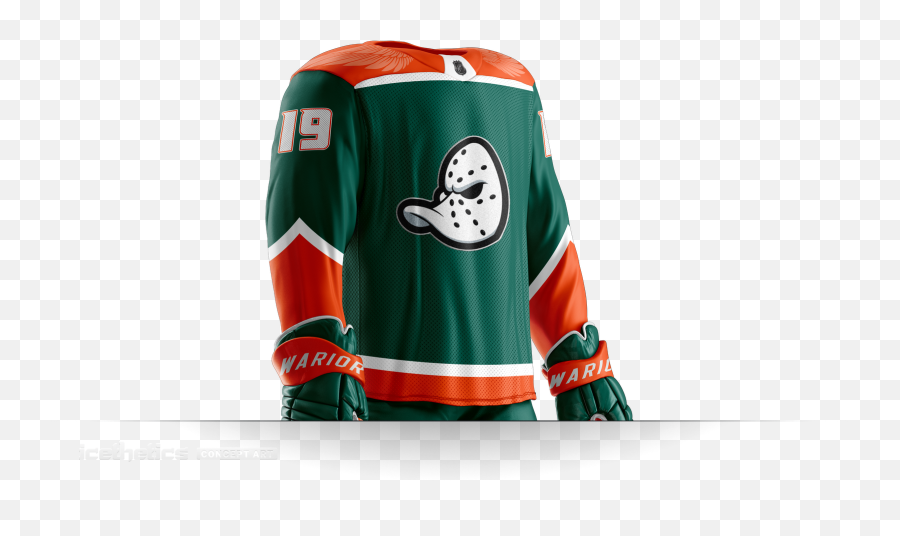 Icethetics Concepts Freaky Duck Hockey Clothes Nhl Emoji,Anaheim Ducks Logo Png