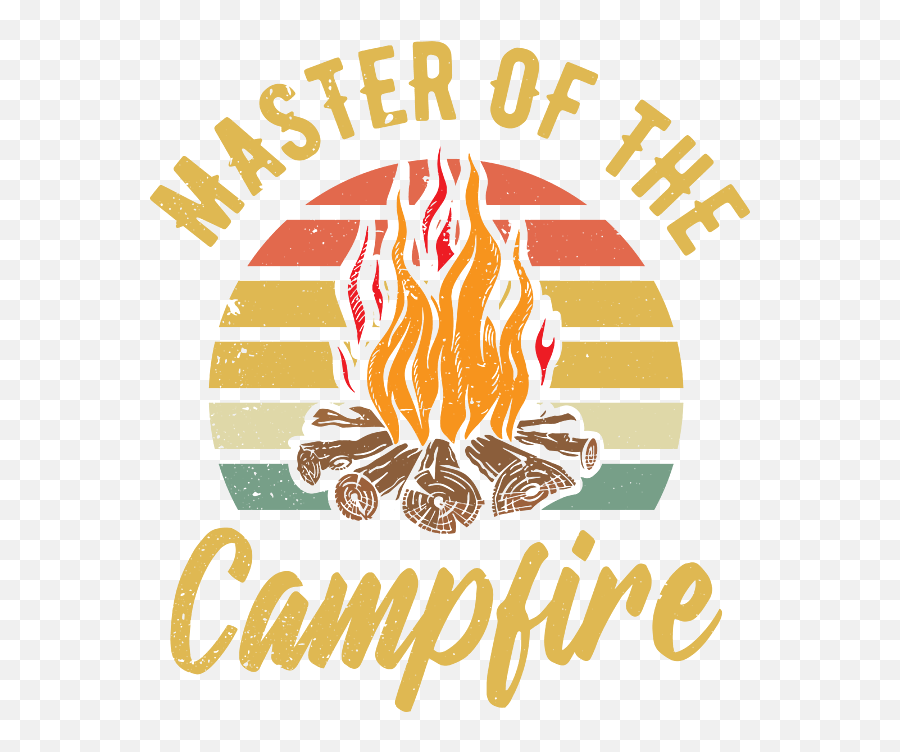 Camping Funny Master Of Campfire Retro Vintage Throw Pillow Emoji,Campfire Logo