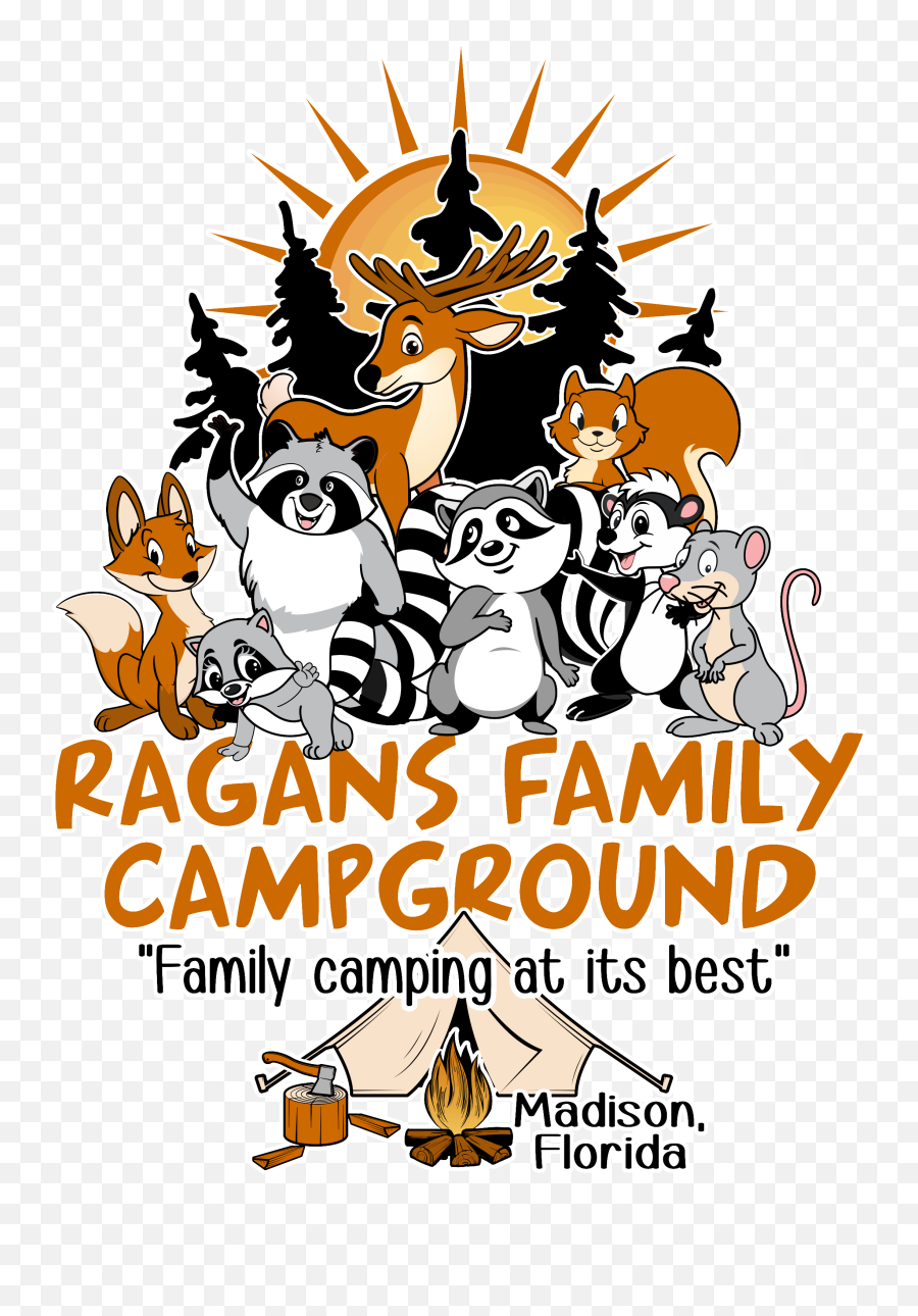 Ragans Family Campground Emoji,Campground Logo
