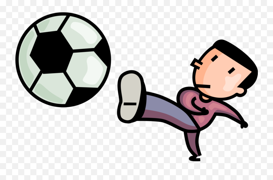 Vector Illustration Of Sport Of Soccer Football Player Emoji,Soccer Ball Vector Png