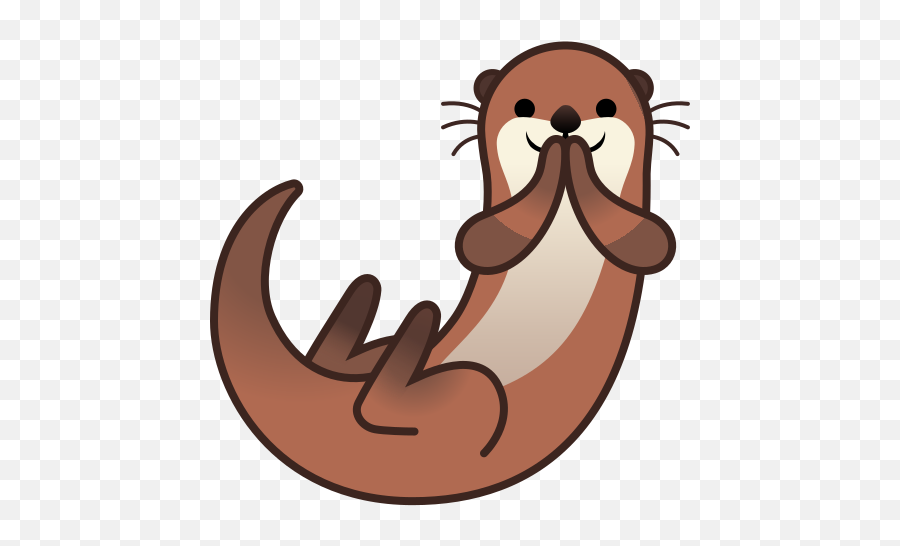 Otter Emoji,Otter Transparent
