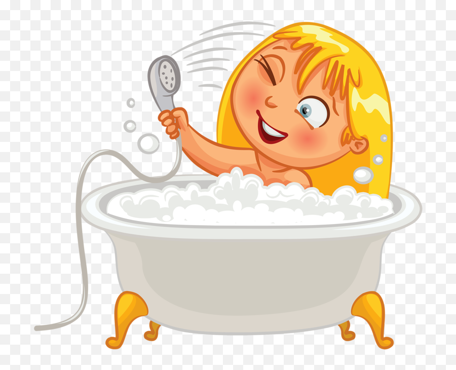 Clipart Bathroom Child Clipart - Transparent Bath Png Clipart Emoji,Bath Clipart