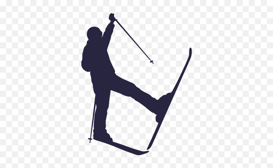 Skiing Person Silhouette Transparent Png U0026 Svg Vector Emoji,Person Silhouette Transparent