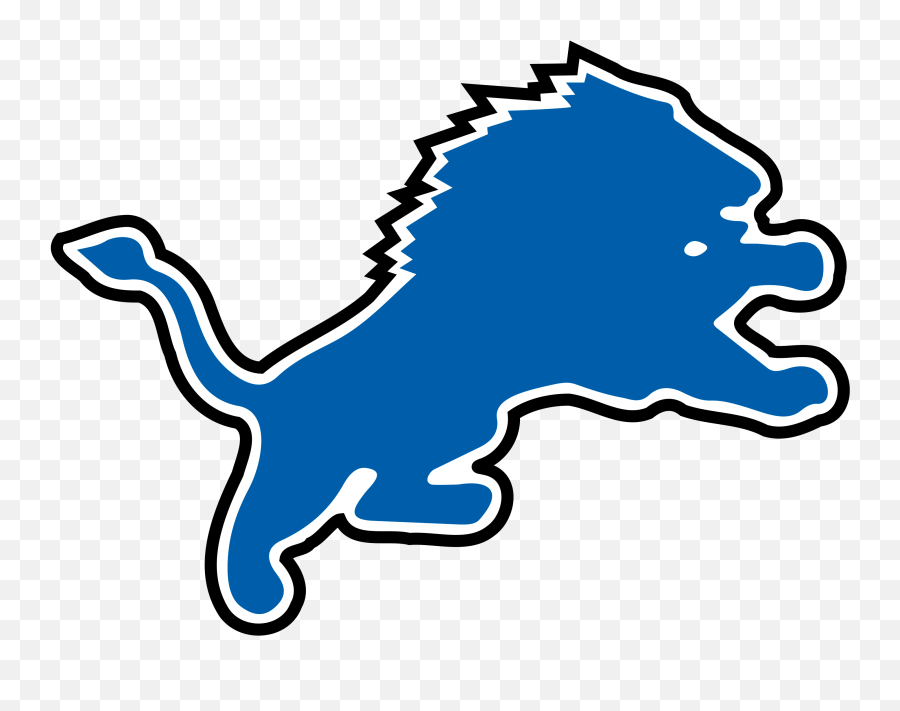 Drawing Lion Logo Detroit - Transparent Detroit Lions Logo Emoji,Lion Logo