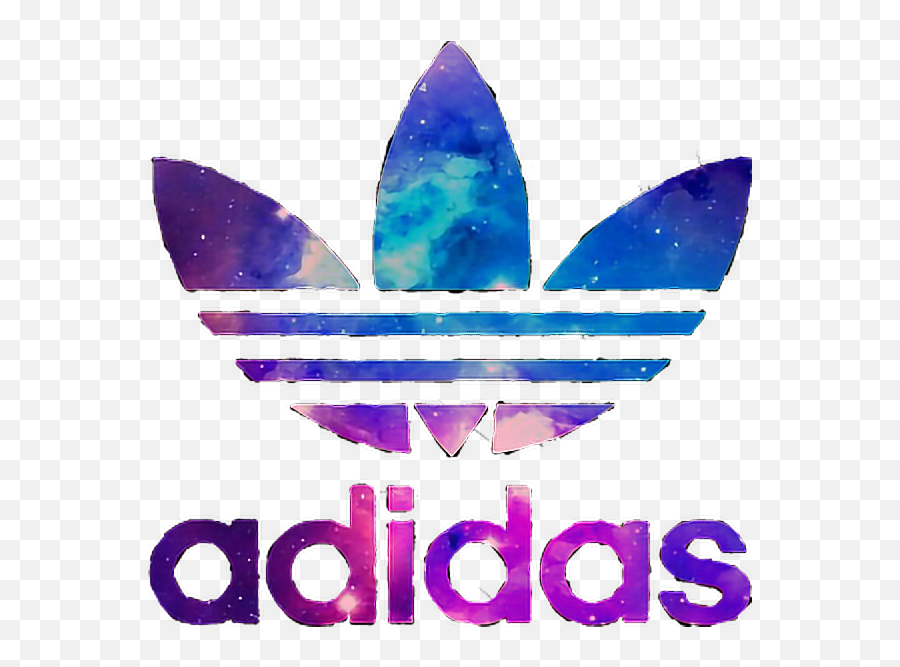 Adidas Image Galaxy Logo Font - Galaxy Adidas Logo Transparent Emoji,Adidas Logo
