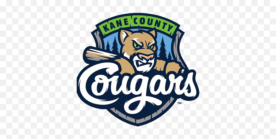 Kane County Cougars - Kane County Cougars Logo Png Emoji,Cougars Logo