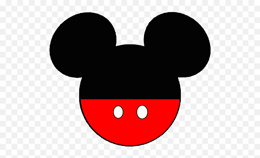 Free Mickey Head Cliparts Download - Mickey Mouse Face Black And Red Emoji,Mickey Mouse Clipart