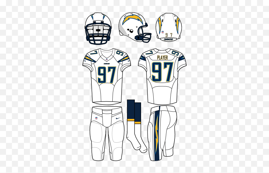 San Diego Chargers Road Uniform - Eagles Home Uniform Emoji,San Diego Chargers Logo