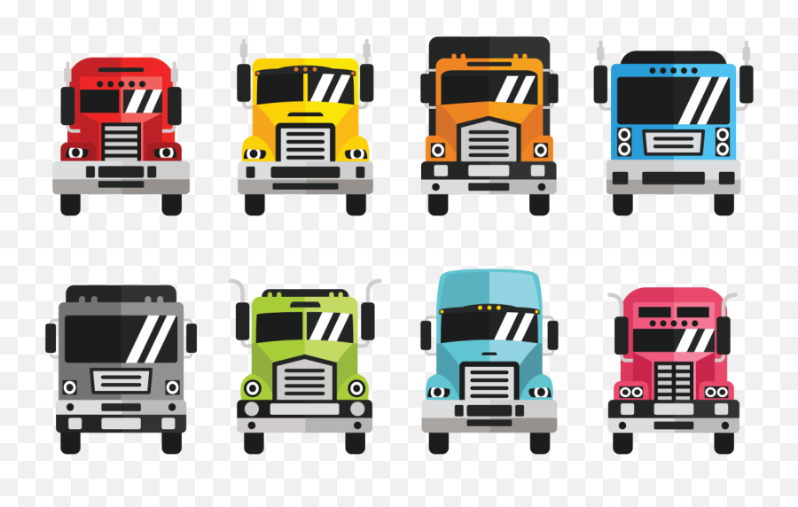 Delivery Truck 3d Icon On Back Png Transparent Cartoon - Icon Emoji,Moving Truck Clipart