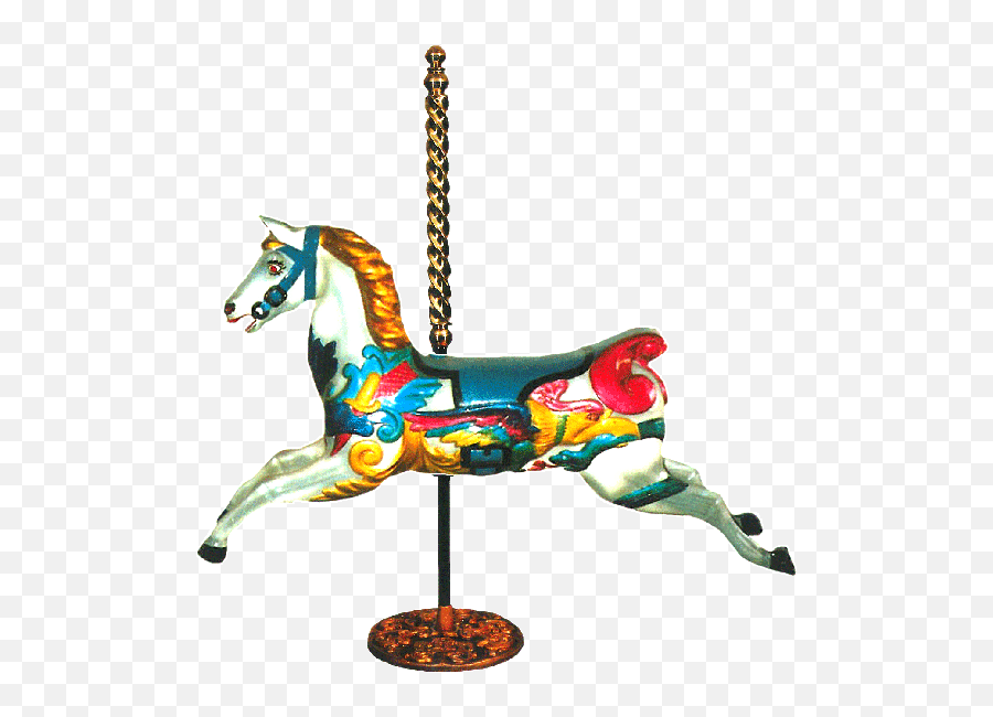 Carousel Clipart Pole - Carousel Horse For Sale Emoji,Carousel Clipart