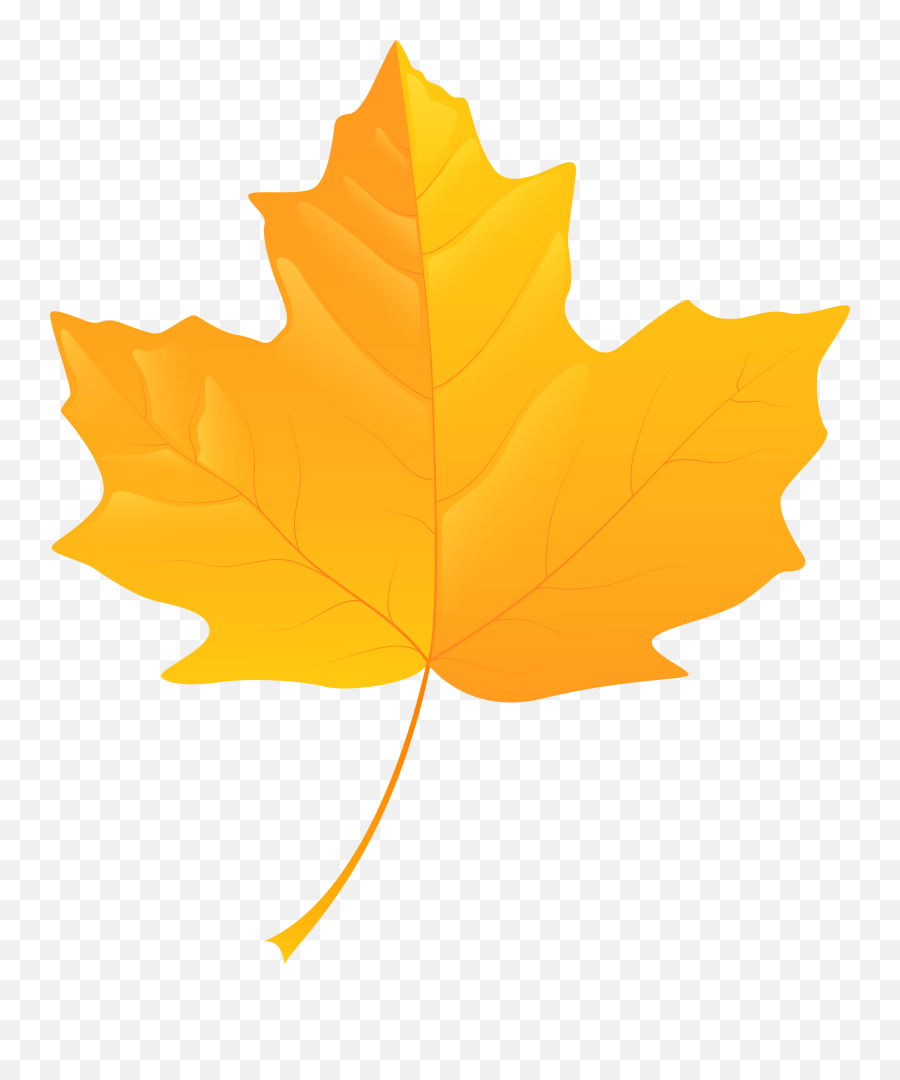 Yellow Leaf Png Clip Art Emoji,Yellow Clipart