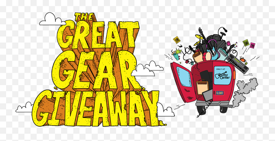 The Great Gear Giveaway - Language Emoji,Guitar Center Logo