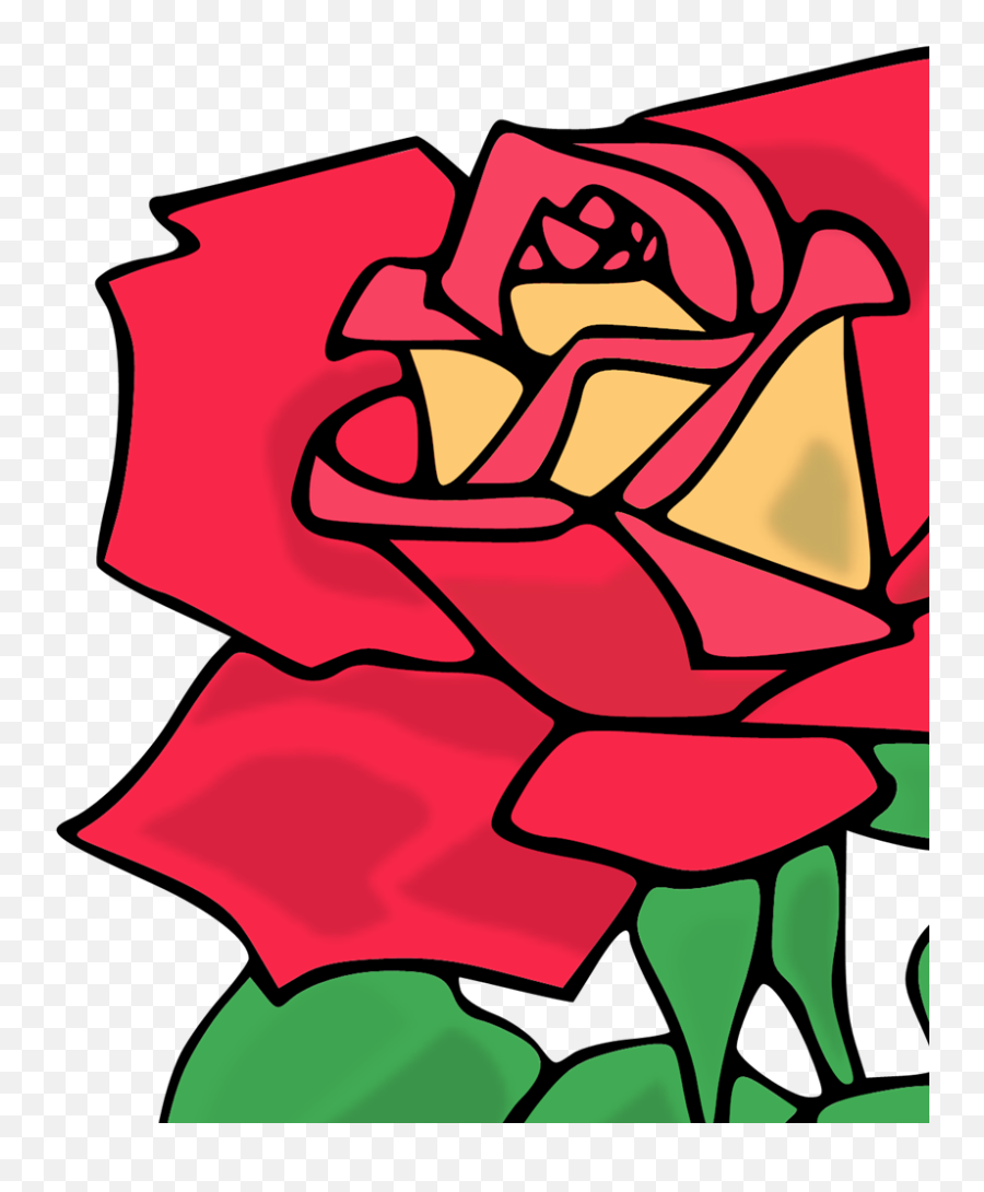 Red Rose Svg Vector Red Rose Clip Art - Svg Clipart Pink Rose Outline Emoji,Rose Clipart Outline