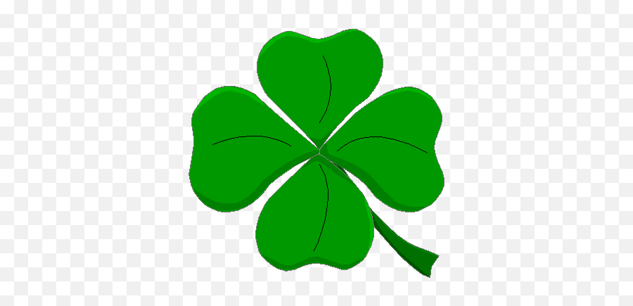 4 Leaf Clover Clipart Clipartfest 6 - Irish Four Leaved Clover Emoji,Clover Clipart