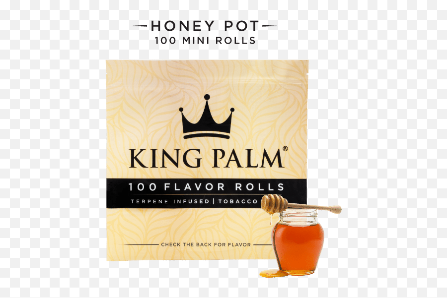 King Palm Honey Pot Flavored Filter Tip Pre - Rolled Cones For Emoji,Honey Pot Png