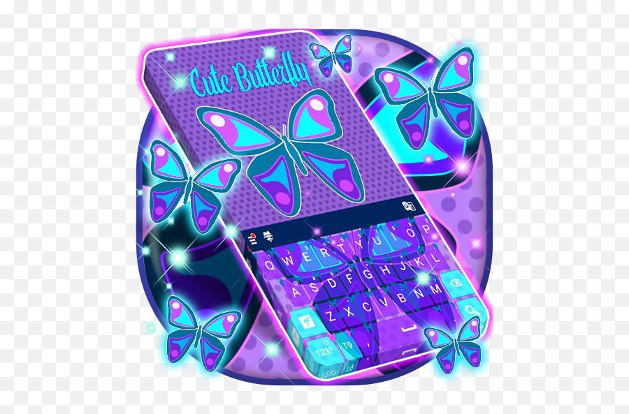 Cute Butterfly Keyboard U2013 Apps On Google Play Emoji,Butterfly Emoji Png