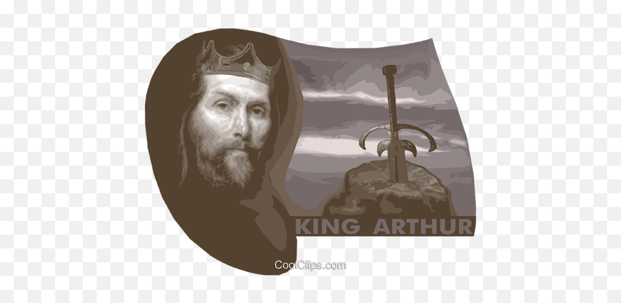 King Arthur And The Sword In The Stone Royalty Free Vector Emoji,Mjolnir Clipart