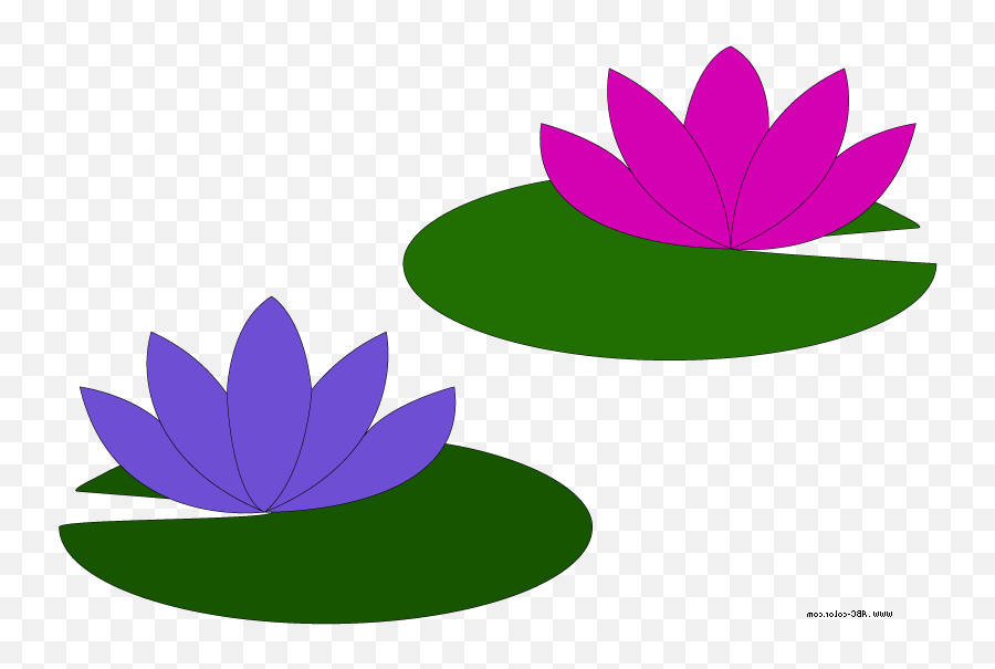 Lilly Pad Clip Art Png Image With No - Clip Art Lilly Pad Emoji,Flower Clipart
