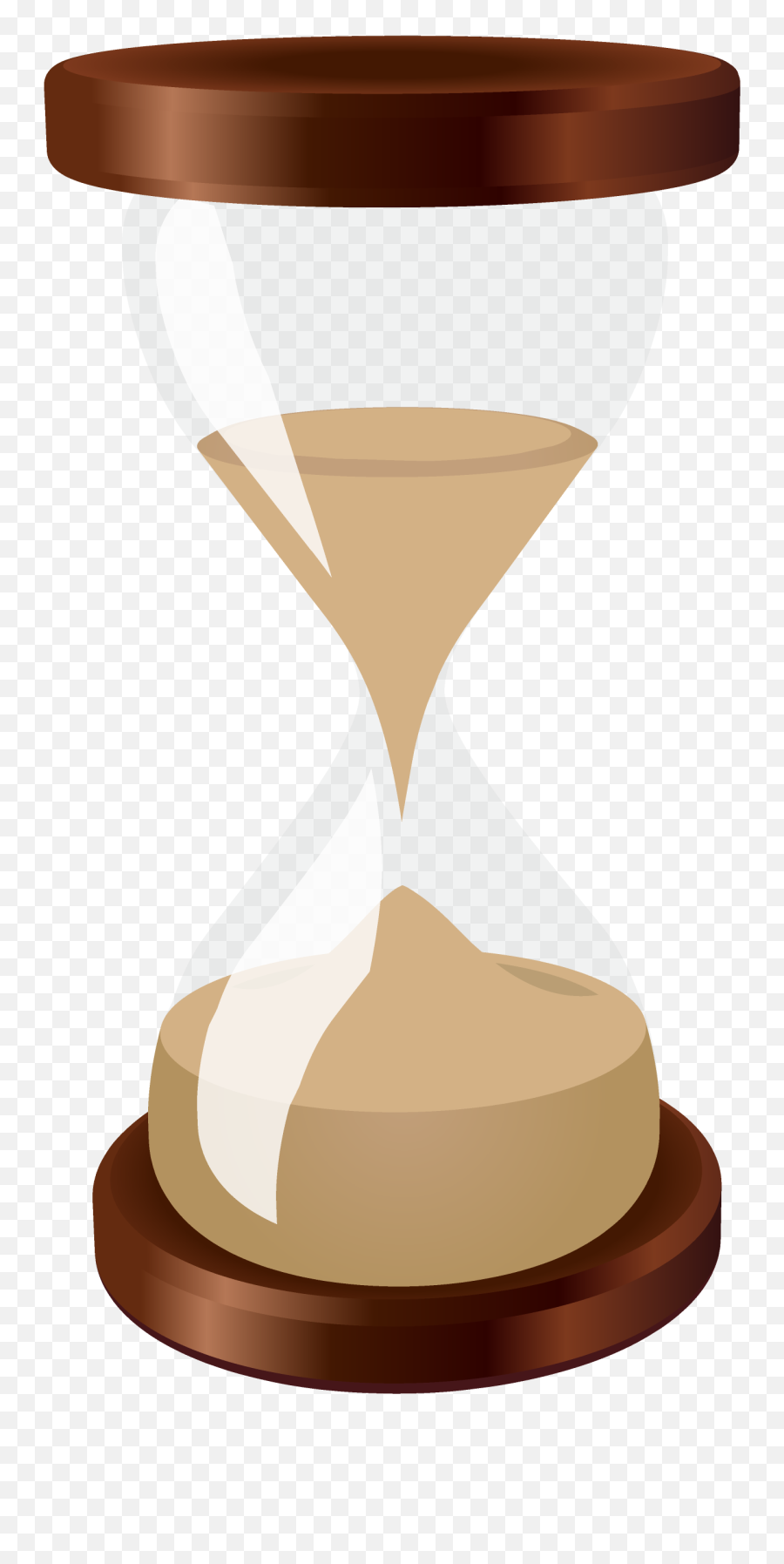 Hourglass Clock Sand Euclidean Vector - Sand Timer Vector Sand Clock Png Vector Emoji,Hourglass Clipart