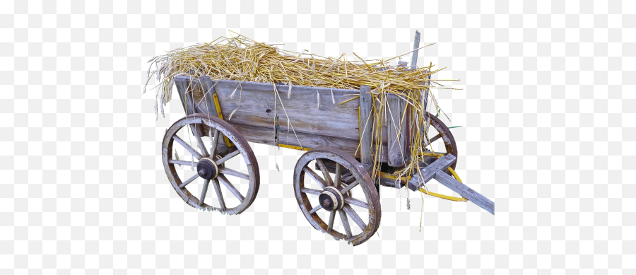 Cart Drawing Hay Wagon Transparent U0026 Png 1818467 - Png Emoji,Wagon Clipart