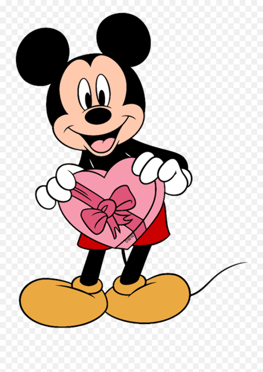 Valentine Mickey Mouse Clipart - Mickey Mouse Valentines Day Clipart Emoji,Mickey Mouse Clipart