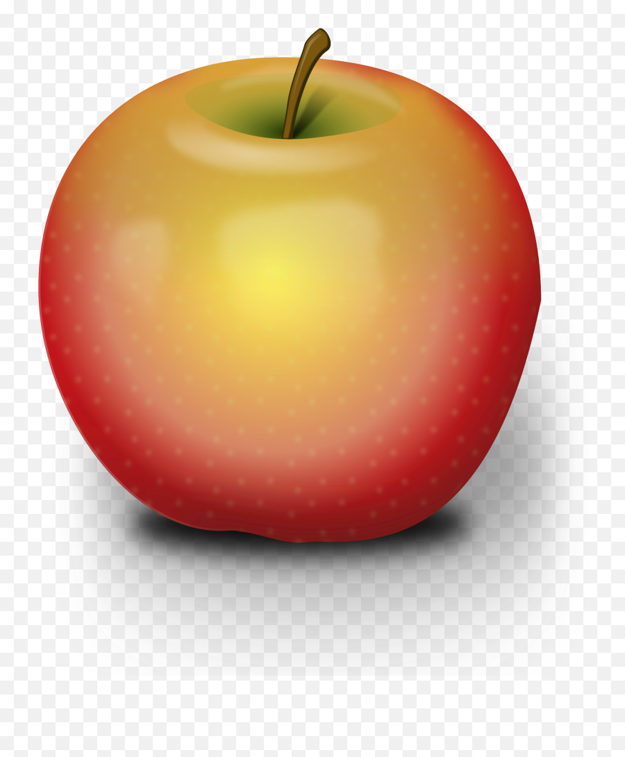 Big Image - Cartoon Green Apple Clipart Full Size Clipart Green Apple Emoji,Apple Clipart