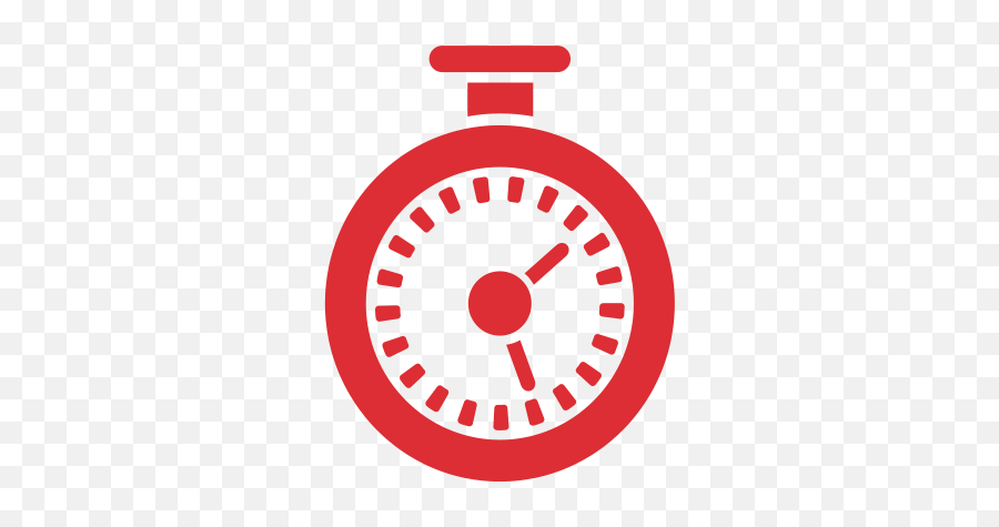Fast To Install - Red Stopwatch Icon 400x400 Png Clipart Emoji,Stopwatch Clipart