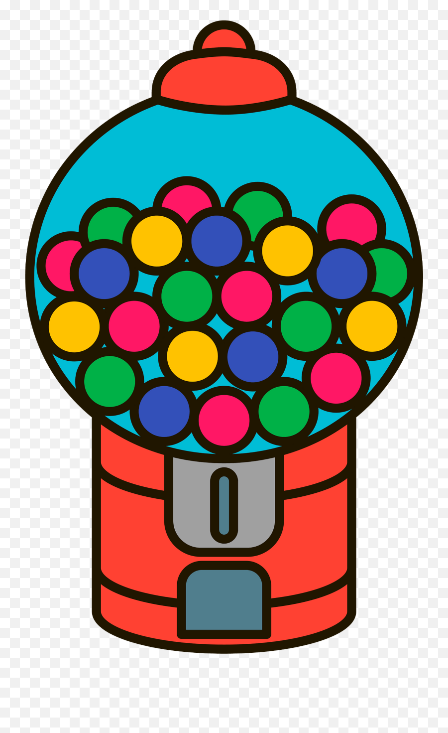 Gumball Machine Clipart - Dot Emoji,Gumball Machine Clipart