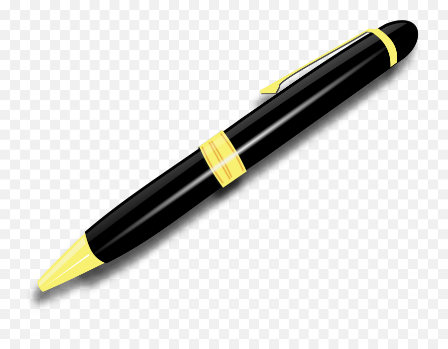 Black Pen Png Transparent Background - Clipart Black Pen Png Emoji,Pen Transparent Background