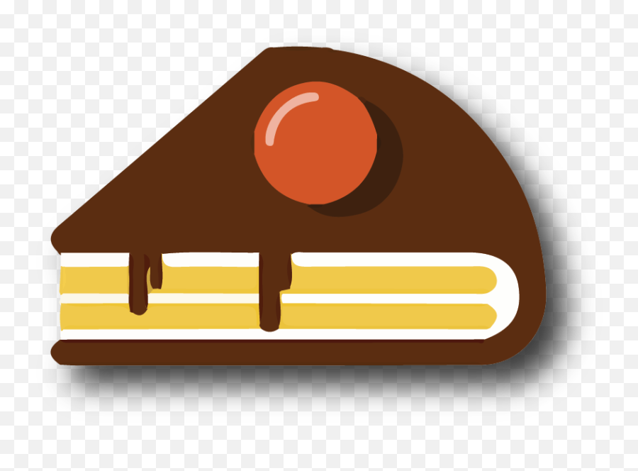 Transparent Eating Healthy Foods Clipart - Chocolate Cake Flat Cake Icon Png Emoji,Chocolate Cake Png