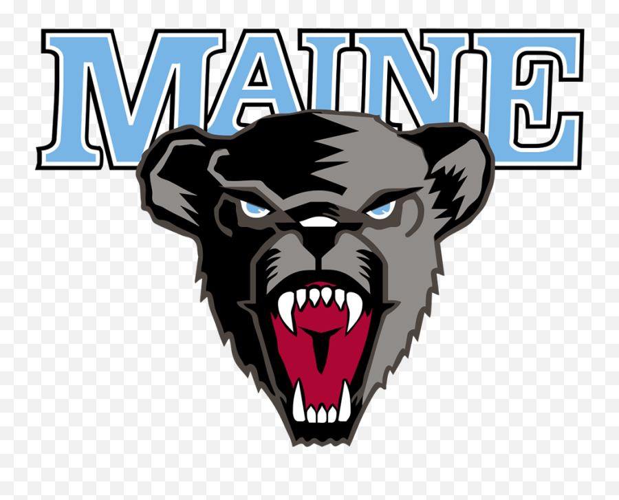 Maine Black Bears Logo And Symbol - Maine Black Bears Emoji,Bear Mascot Logo