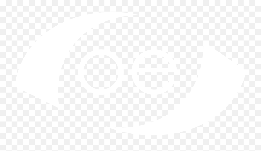 Oes Eye Logo Hi Res White - Dot Emoji,Eye Logo