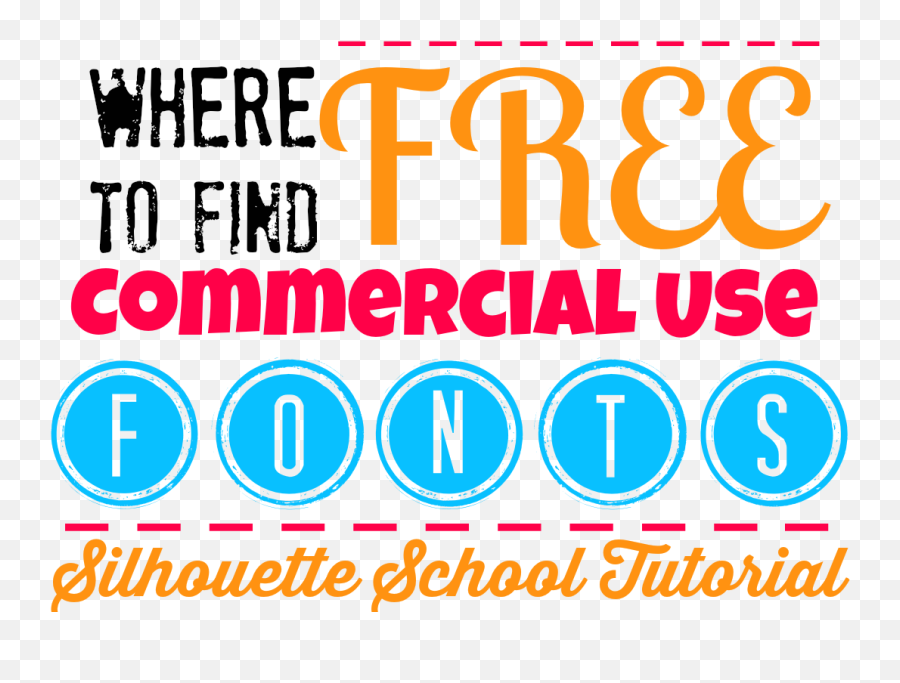 How To Find Free Commercial Fonts - Silhouette Fonts Free Emoji,Free Png Images For Commercial Use