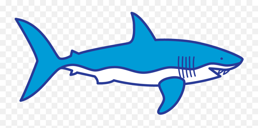 Shark Drawing Png Clip Art Png Download - Shark Transparent Background Clipart Gif Emoji,Shark Fin Clipart