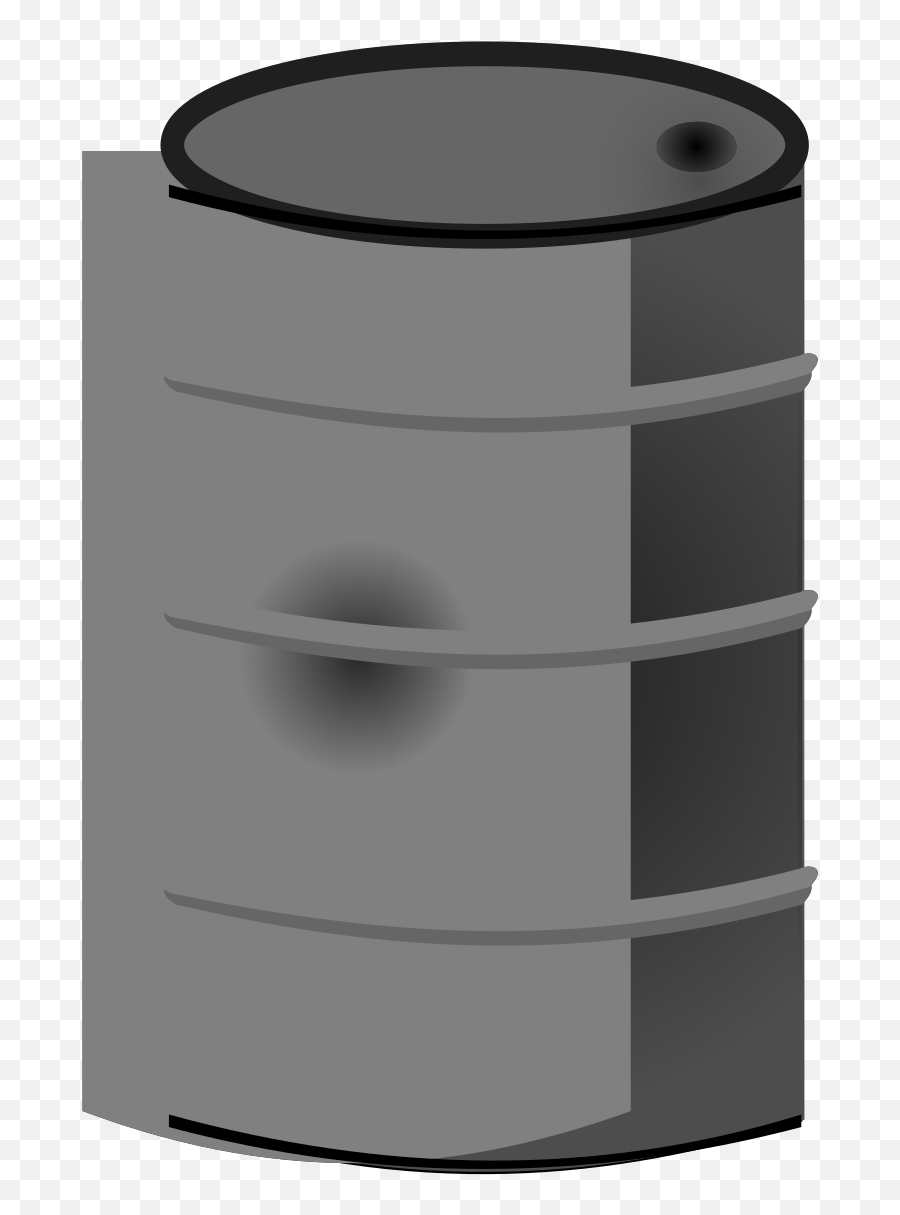 Black Barrel Svg Vector Black Barrel Clip Art - Svg Clipart Cylinder Emoji,Barrel Clipart