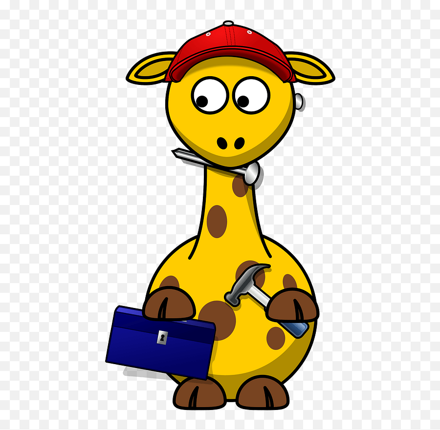 Giraffe Secret Agent Clipart Free Download Transparent Png - Cartoon Giraffe Clipart Emoji,Secret Clipart