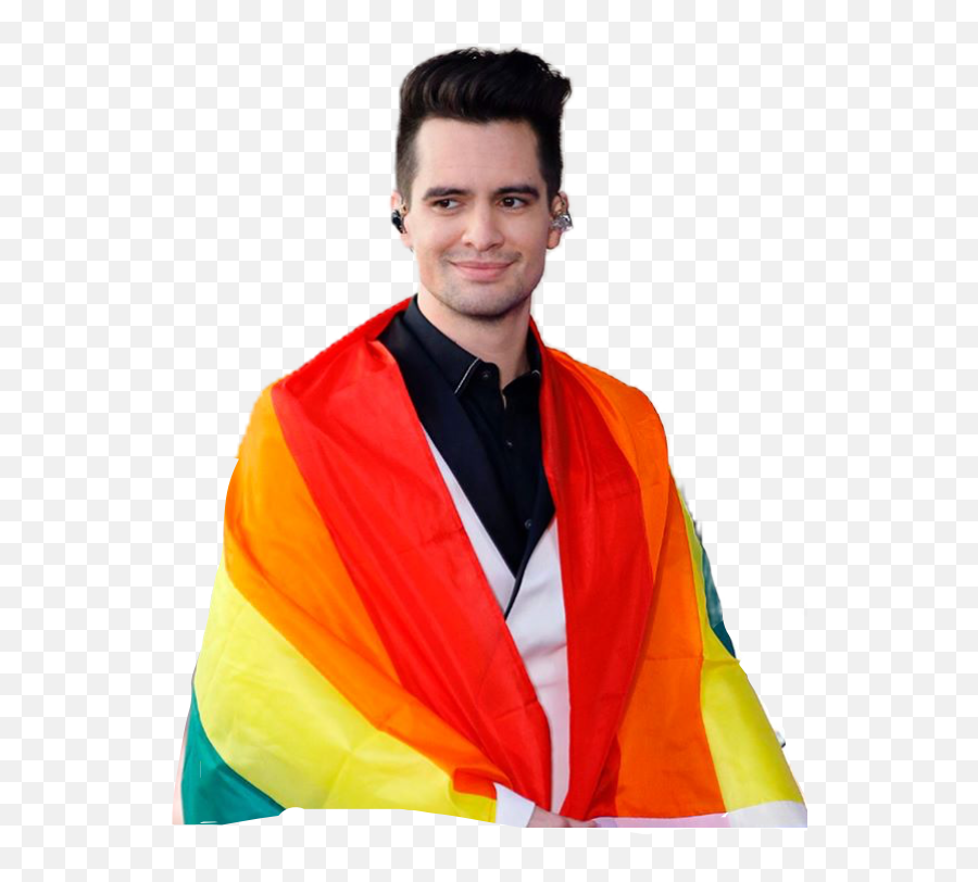 Download Report Abuse - Brendon Urie Pride Flag Full Size Brendon Urie Pride Emoji,Rainbow Flag Png
