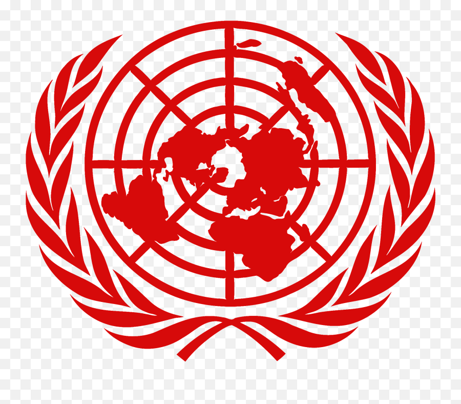United Nations Logo Png Transparent Png - United Nations Symbol Red Emoji,United Nations Logo