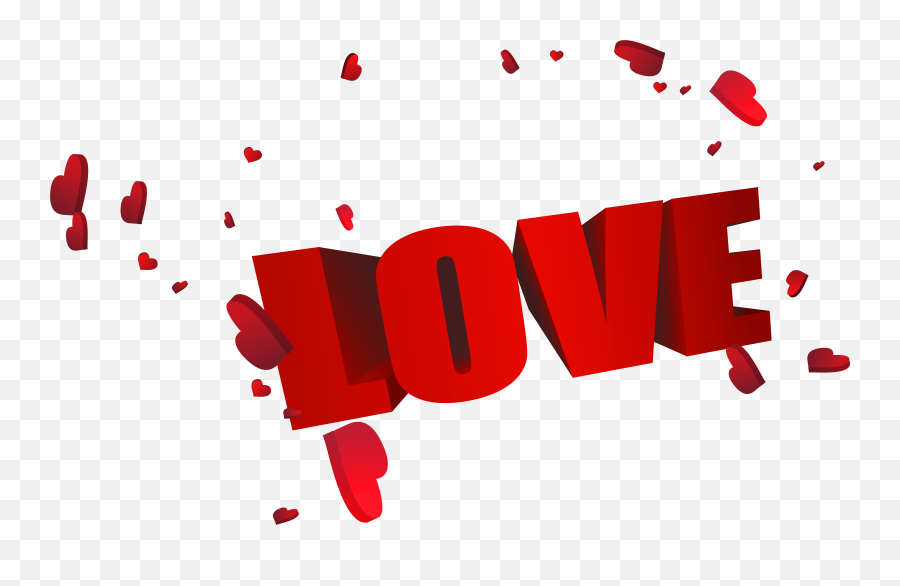 Download Love Png Image Hq Png Image - 3d Love Text Png Emoji,Love Png
