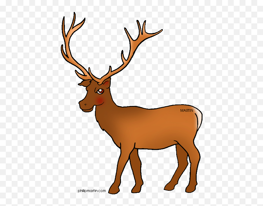 Moose Clipart - Clipart Elk Emoji,Moose Clipart
