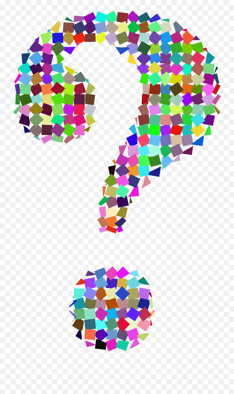 Question Mark Clipart Free Clip Art - Colorful Question Mark Clipart Emoji,Question Mark Clipart