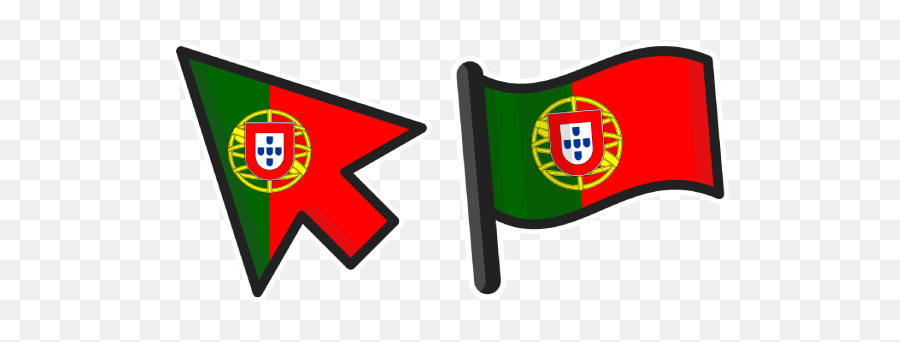 Portugal Flag Cursor U2013 Custom Cursor Emoji,Costa Rica Flag Png