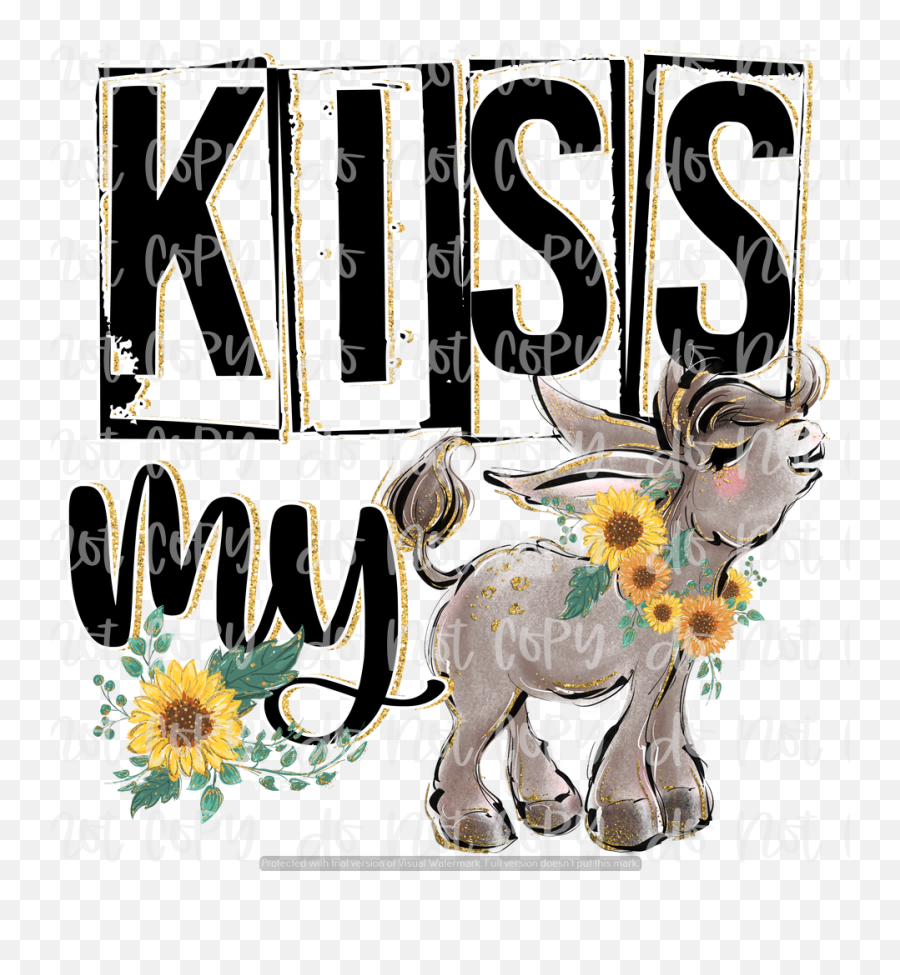Kiss My Ass Sublimation U2013 Mjctransfers Emoji,Kiss Mark Transparent