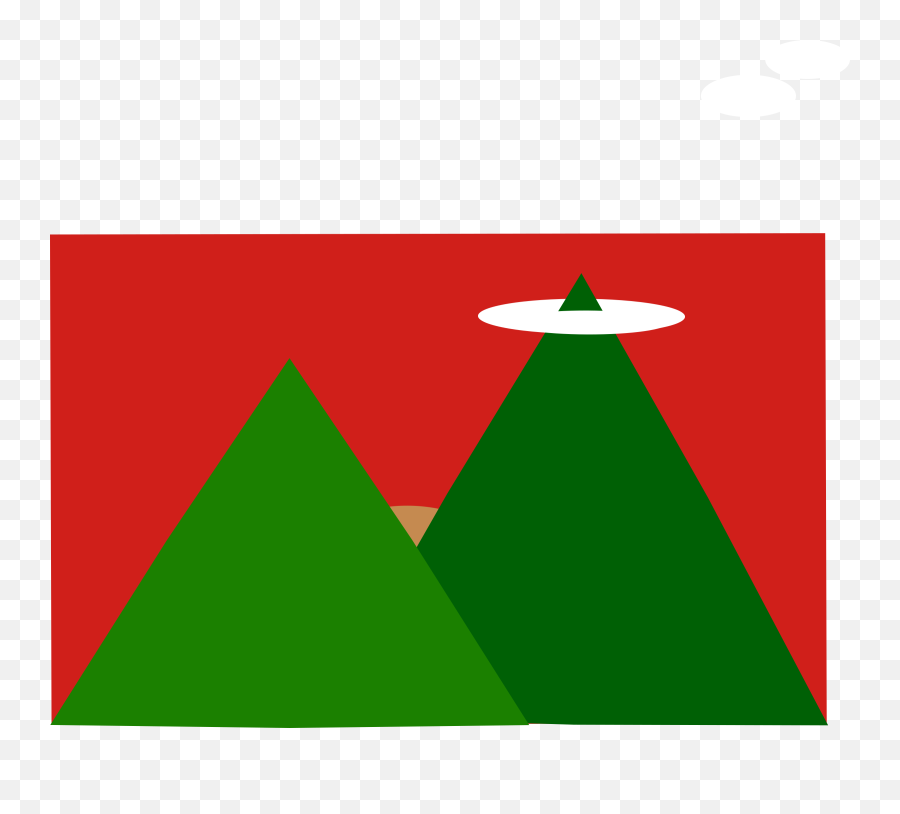 Download Triangle Clipart Triangle - Mountain Full Size Clip Art Emoji,Triangle Clipart