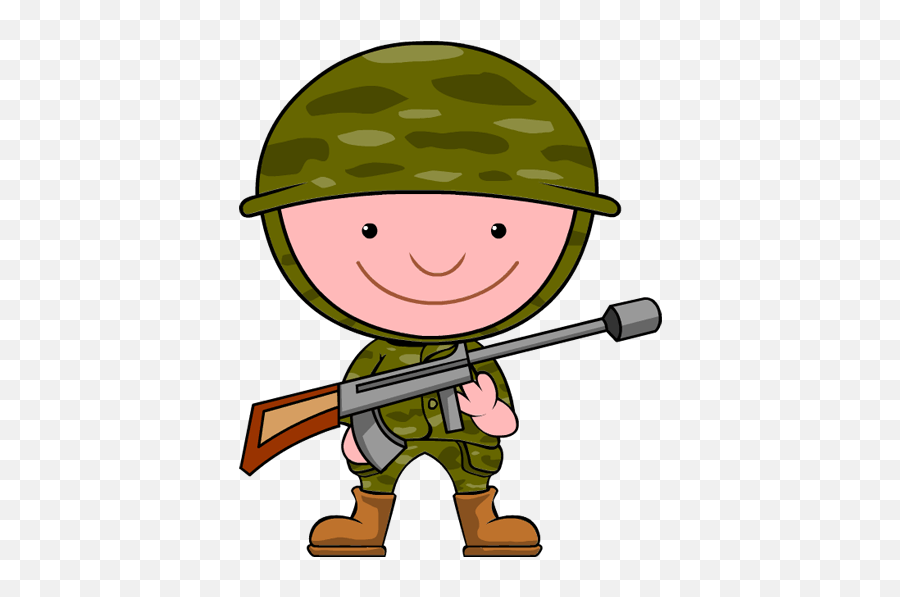 Soldier Clipart - Little Soldiers Cartoon Emoji,Soldier Clipart