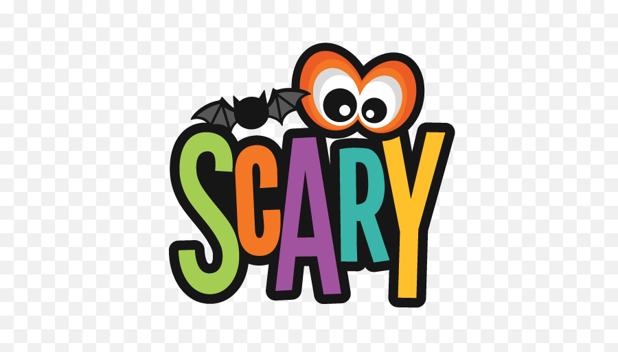 Download Hd Scary Title Svg Scrapbook Cut File Cute Clipart Emoji,Scary Face Clipart