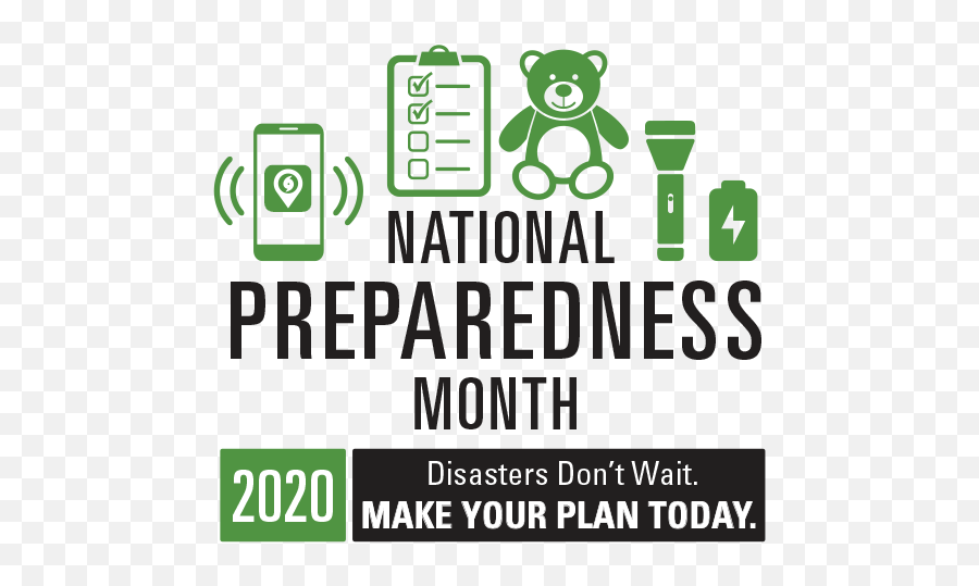 National Preparedness Month Readygov - September Is National Preparedness Month Emoji,Fema Logo